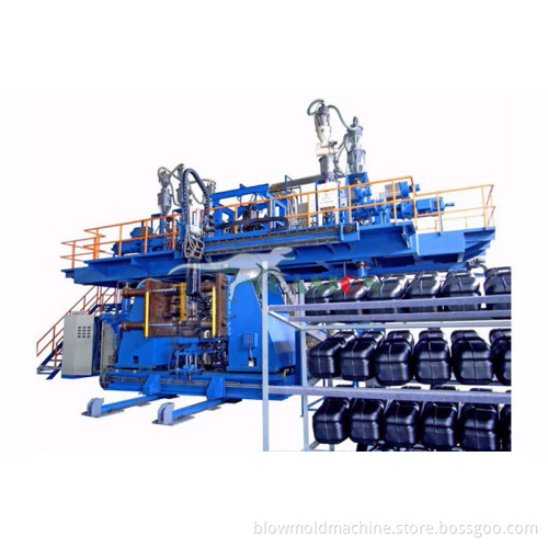 Single station automatic extrusion blow molding machine